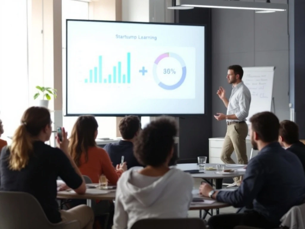 A man giving a presentation to a group of people.